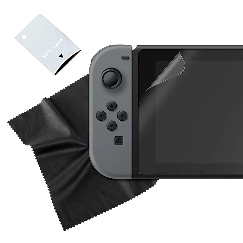 Sparkfox Tempered Glass Screen Protector And Cloth - Switch