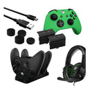 Sparkfox Player Pack 2Xbattery Pack 1Xcharge Cable 1Xcharging Station 1Xheadset 1Xstandard Thumb Grip Pack