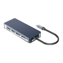 Orico 6 Port 3 X Usb3.0 1 X Hdmi 1 X Tf 1 X Sd Transparent Hub - Grey