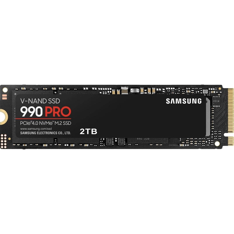 Samsung Mz-V9P2T0Bw 990 Pro 2 Tb Nvme Ssd - Read Speed Up To 7450 Mb S; Write Speed To Up 6900 Mb S; Random Read Up To 1400000 I