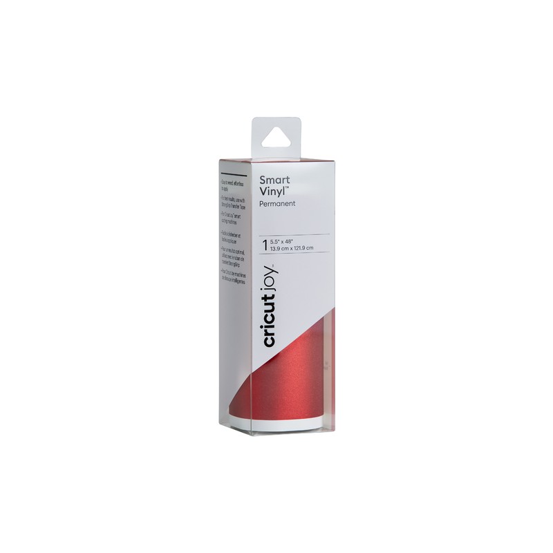 2007146: Cricut Joy Smart Vinyl Perm 14X122Cm (Shimmer Red)
