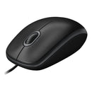 Logitech B100 Corded Usb Mouse - Black