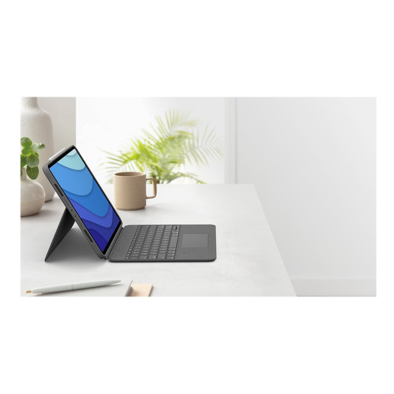 Logitech Combo Touch For Ipad Pro 11-Inch (1St, 2Nd, 3Rd And 4Th Gen)-Grey-Us-N A-N A-Intnl-973-Emea