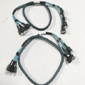 Intel 810Mm Long Bundled Cable Kit (2 Cables Included) Straight Oculink Sff-8611Connectors To Straight Right Angle Oculink Sff-8611 C