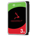 Seagate Ironwolf St3000Vn006 3Tb 3.5'' Hdd Nas Drives; Sata 6Gb S Interface; 1-8 Bays Supported; Mut: 180Tb Year; Rv: No; Dual P