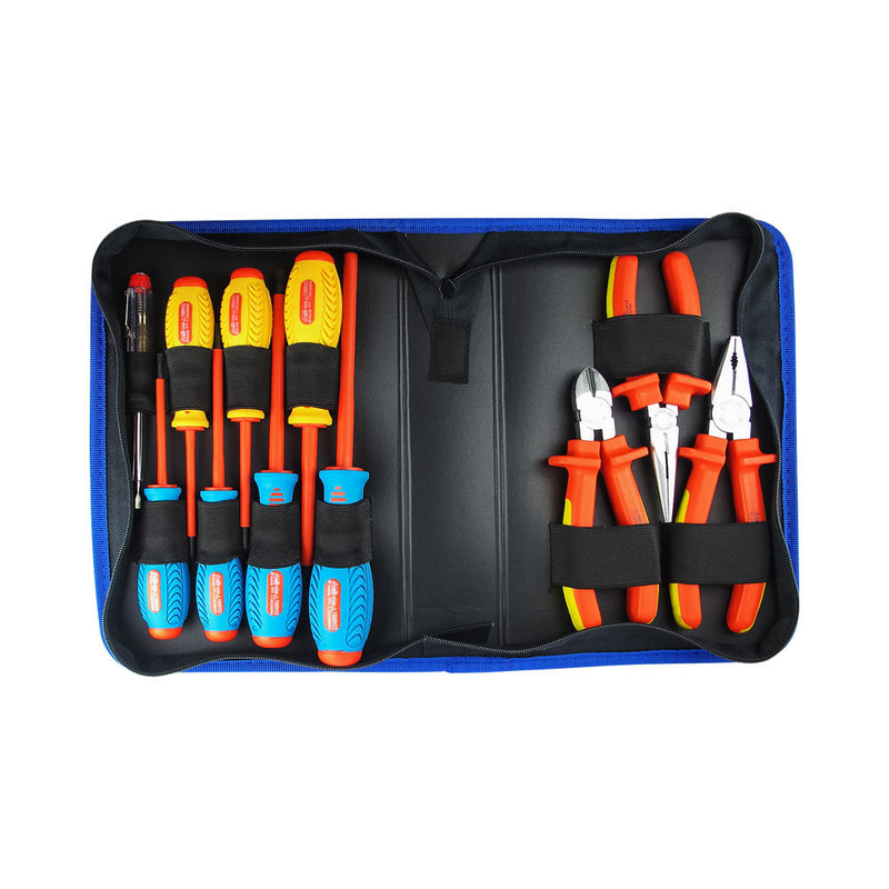 Sprotek Stk-9632 11-Piece Electrical Screwdriver And Pliers Set