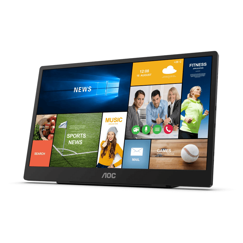 AOC portable monitor FHD 1920 x 1080 USB-C