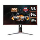 AOC-27G4 Monitor 27” W IPS FHD 16:9 180Hz: Flat 250nits; 3FL HAS; 4 Year Carry-in Warranty
