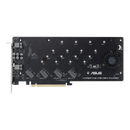 'Asus Hyper M.2 X16 Gen 4 Card (Pcie 4.0 3.0) Supports Four Nvme M.2 (2242 2260 2280 22110) Devices Up To 256 Gbps.