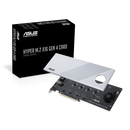 'Asus Hyper M.2 X16 Gen 4 Card (Pcie 4.0 3.0) Supports Four Nvme M.2 (2242 2260 2280 22110) Devices Up To 256 Gbps.