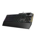 Asus Tuf Gaming K1 Rgb Keyboard With Dedicated Volume Knob Spill-Resistance Side Light Bar And Armoury Crate