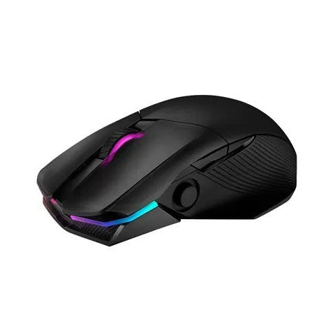 Asus Rgb Wireless Gaming Mouse With Qi Charging Programmable Joystick Tri-Mode Connectivity (Wired 2.4Ghz Bluetooth) Advanced 1600