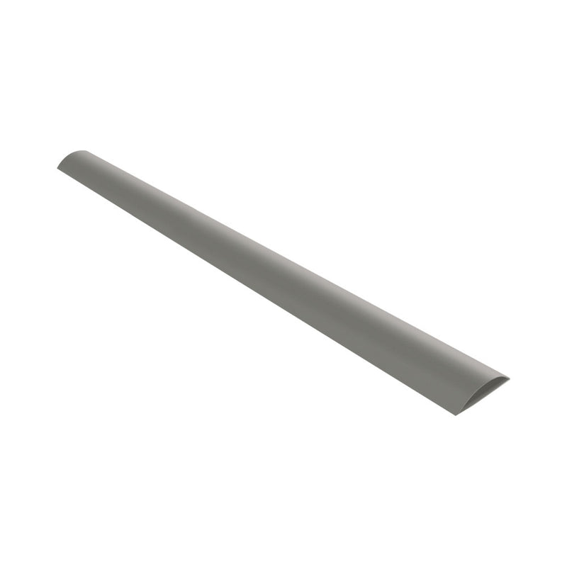 Decorduct 2M Half Moon Trunking - 25Mm X 8Mm - Available In Various Colours - Grey
