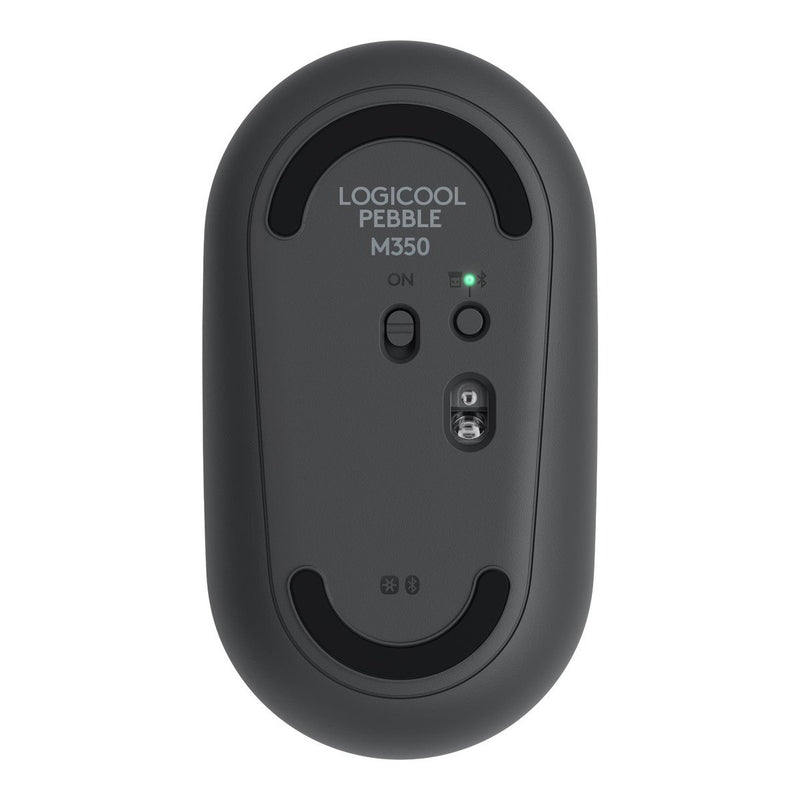Logitech Pebble M350 Wireless Mouse - Graphite - 2.4Ghz Bt - N A - Emea - Closed Box