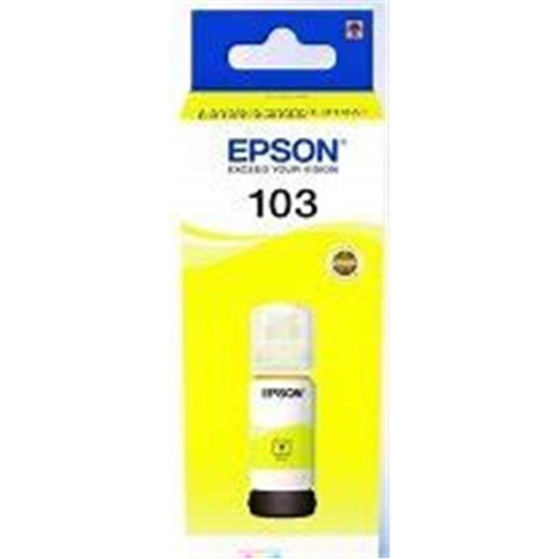 Ink Bottles Yellow 65Ml Ecotank L5190 L3111 L1110 L3150 L3110 Epson 7500 Pages