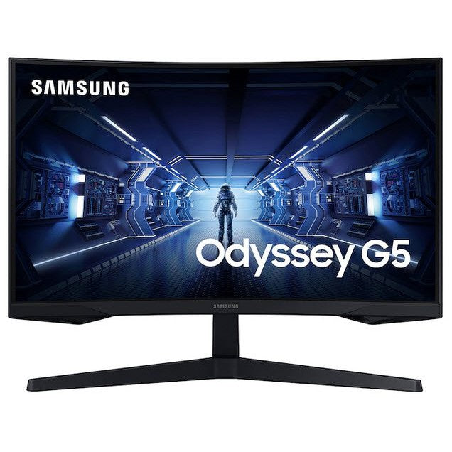 Samsung Lc27G55 27'' Odyssey G5 Curved Hdr10 Gaming  16:9  2560X1440 Resolution  1Ms  2500:1 Static  144Hz  178°/178° Viewing An