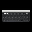 Logitech® K780 Multi-Device Wireless Keyboard - Dark Grey/Speckled White - Us Int'L - 2.4Ghz/Bt - N/A - Intnl
