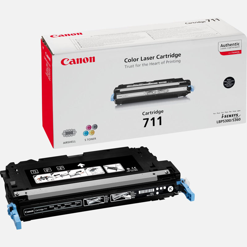 Canon 711 Black Cartridge - 6000 Pages @ 5%