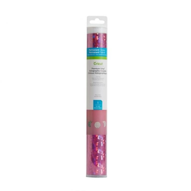 2006535 - Cricut Premium Vinyl Holo Crystals Party Pink 12X48(1)