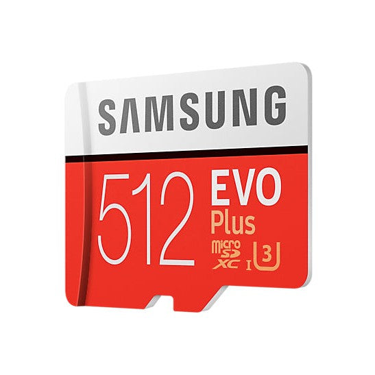 Samsung Mb-Mc512Ha Apc Evo Plus Microsdxc Memory Card - Read Speed Up To 100 Mb S & Write Speed Up To 90Mb S With Uhs-1 Interface, Speed Class (Grade 3, Class 10), Retail Box , 1 Year Limited Warranty
