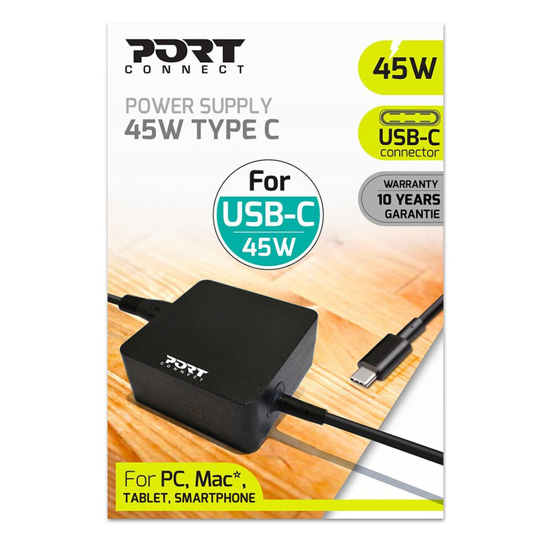 Port Connect 45W Usb-C Notebook Adapter