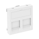 O-Line Obo Rj11 Rj45 Twin Shutter Housing