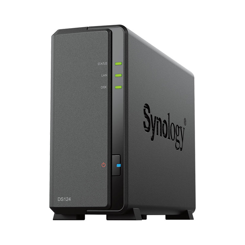 Synology Diskstation Ds124 1-Bay Nas - 1Gb Ram, Realtek Rtd1619B Cpu, No Hdd