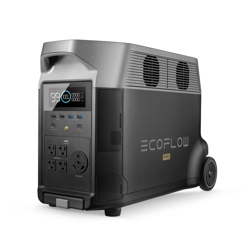 Ecoflow Delta Pro Portable Power Station - 3600W Output; 3600 Wh Battery; 1600W Solar -Int Socket