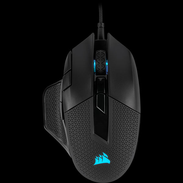 Corsair Nightsword Rgb Performance Tunable Fps Moba Gaming Mouse Black Backlit Rgb Led 18000 Dpi Optical