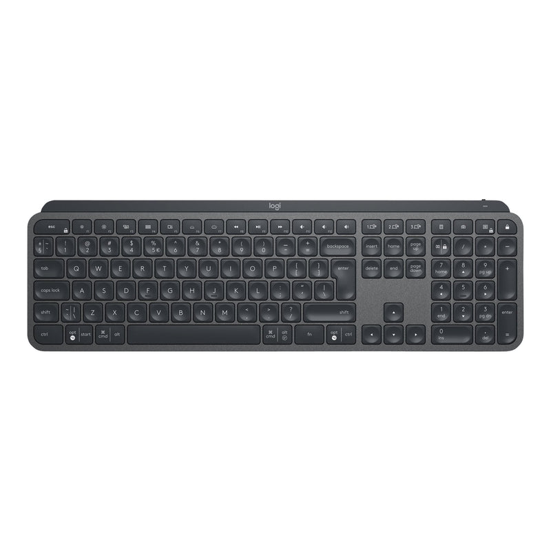 Logitech Wireless Keyboard Mx Keys Advanced Illuminated (Graphite) 2-Year Limited Hardware Warranty