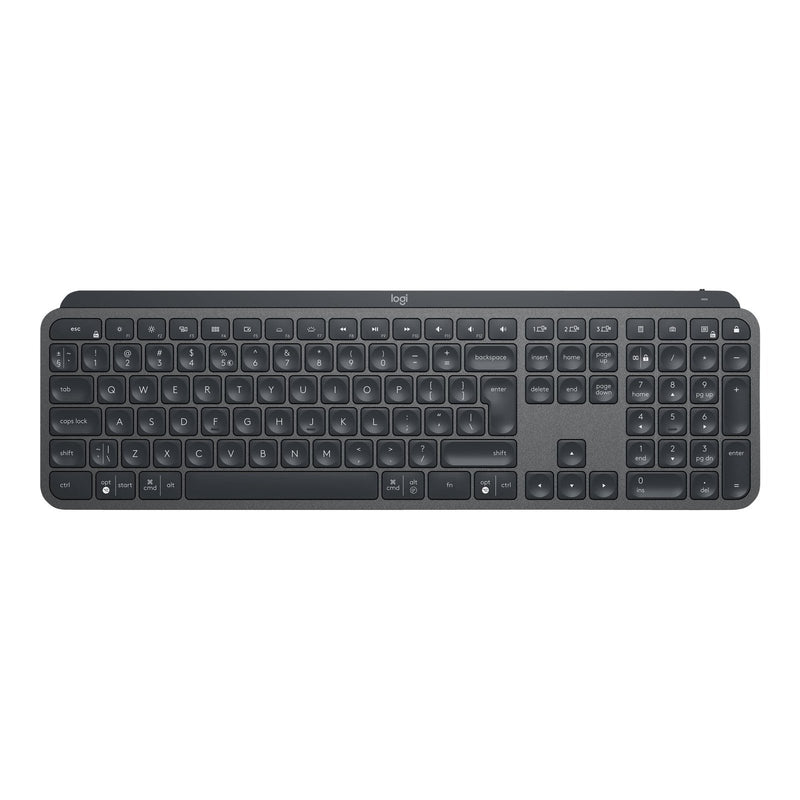 Logitech Wireless Keyboard Mx Keys Advanced Illuminated (Graphite) 2-Year Limited Hardware Warranty