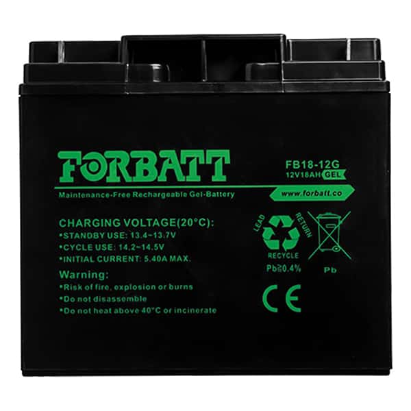 Pinnsec Forbat 12V 18Ah Gel Battery