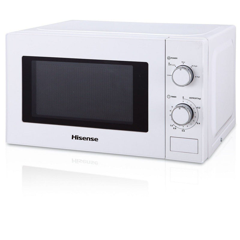 Hisense 20l White And Silver Manual Microwave