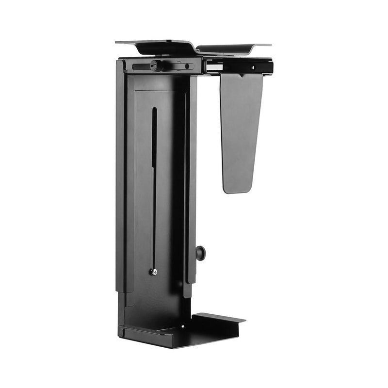 Bracket - Adjustable Under-Desk Wall Cpu Mount With 360-Degree Swivel - Mount Under Your Desk Or On The Wall