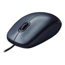 Logitech M100 Corded Usb Mouse, Grey