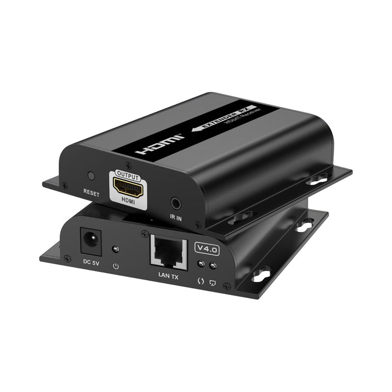 Lenkeng 120M 1080P 60Hz Hdmi Extender Over Cat6 With Ir Passback (Lkv383-4.0) - Rx Tx Kit