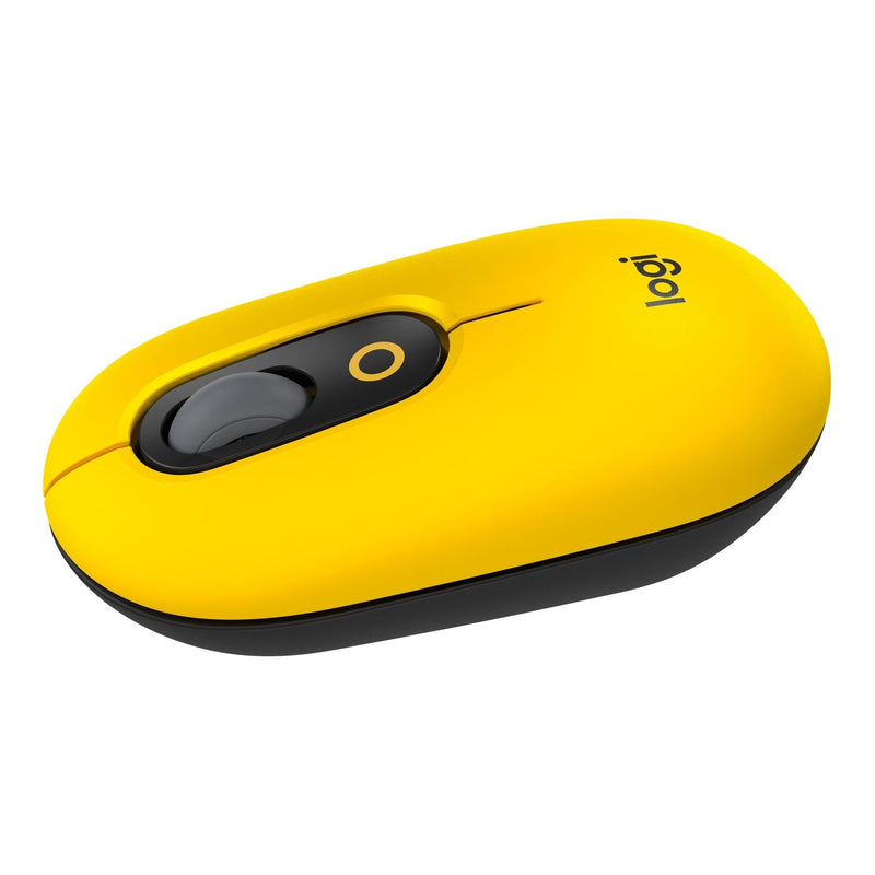Logitech POP Silent Wireless Mouse Yellow - is a vibrant 4-button Bluetooth wireless mouse featuring high-precision optical tracking with up to 4000 DPI sensitivity. It offers silent clicks via SilentTouch switches supports connection to up to three de...