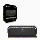 Corsair Dominator® Platinum Rgb 32Gb (2 X 16Gb) Ddr5 Dram 5200Mhz C40 Memory Kit 40-40-40-77 1.25V Black.