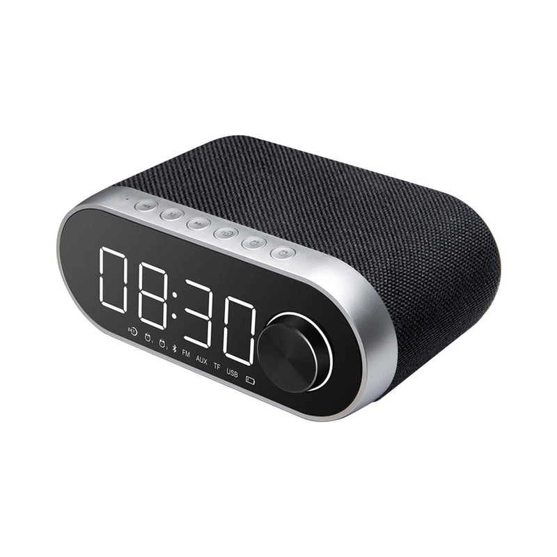 Remax Desktop 5W Bluetooth Speaker With Alarm Clock - Black (Rb-M26)