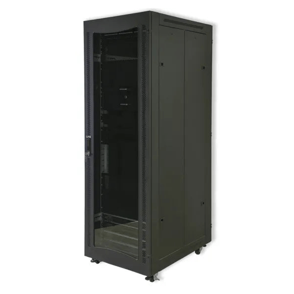 Rct 42U Server Cabinet 600X1000 Gland + Screws Glass Ap6042.Gla.B