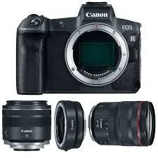 Canon Eos R Body ; Rf 24-105Mm F/4-7.1 Is Stm Lens; Neck Strap ; Lc - E6 Charger ; Lp - E6N Battery ; Rf-Ef Lens Adaptor