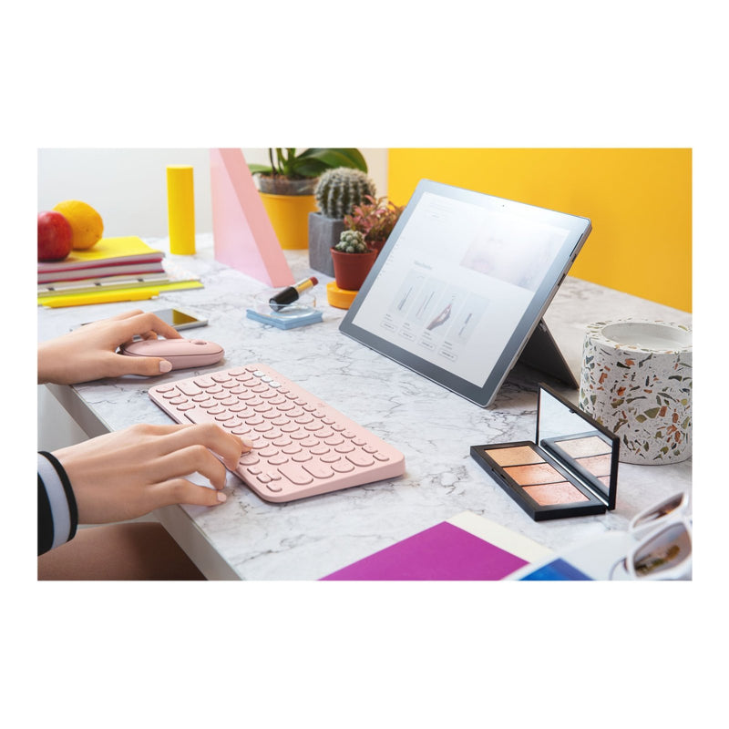 Logitech® K380 Multi-Device Bluetooth® Keyboard - Rose - Us Int'L - Bt - N/A - Intnl