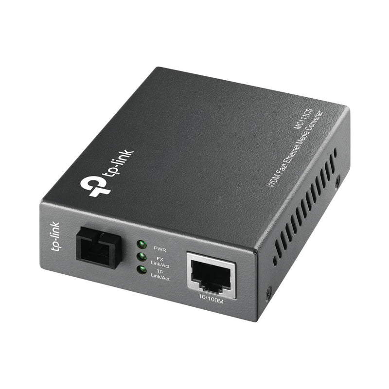 Tp-Link Mc111Cs 10 100Mbps To Gigabit Single-Mode Fibre Wdm Media Converter