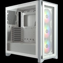 Corsair Icue 4000X Rgb Tempered Glass Mid-Tower White
