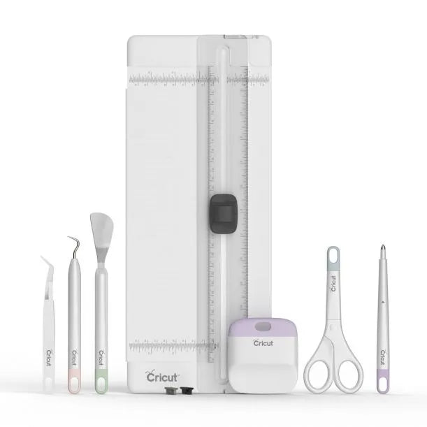 2006696 - Cricut Essential Tool Set; 7-piece Set Includes All The Tools You Need To Slice; Snip; Score; Weed Etc.