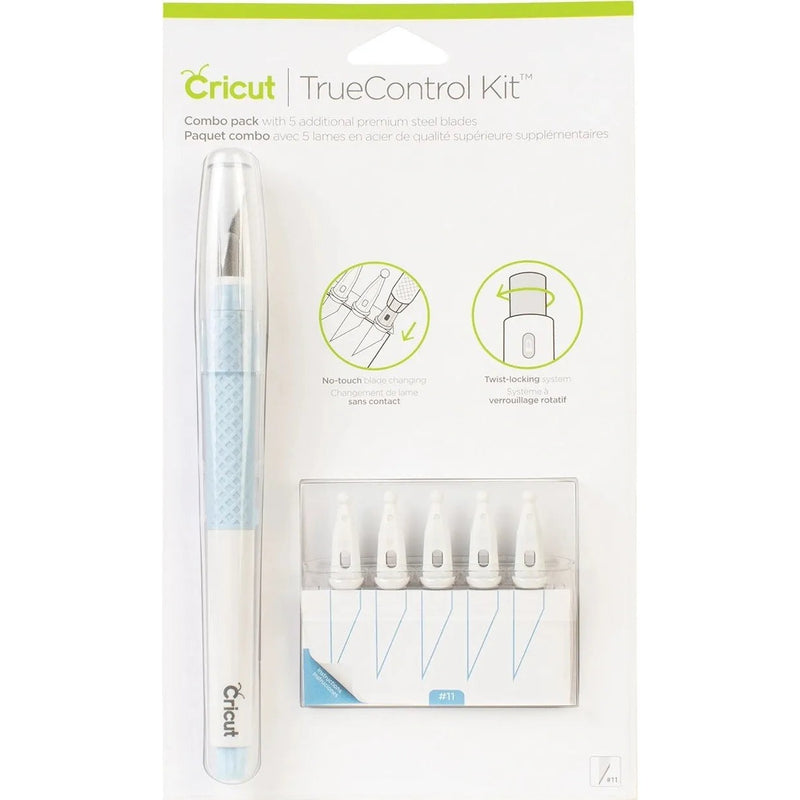 Cricut Truecontrol Knife Kit (Blue) With 5X Spare Blades