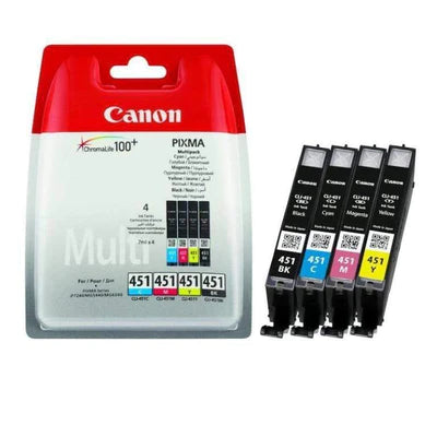 Canon Cli-451 Multipack - Black Cyan Magenta Yellow