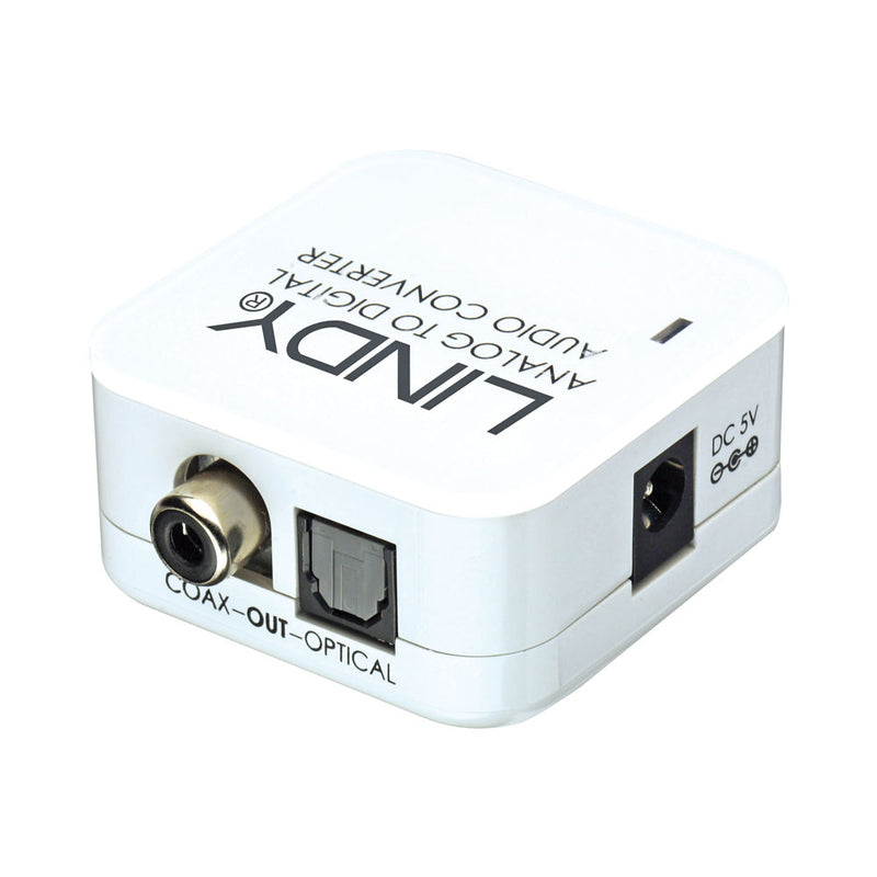 Lindy Analogue Stereo To Digital Spdif Toslink Or Coax Audio Converter (70409)