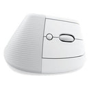 Logitech Lift Vertical Ergonomic Mouse - Off-White Pale Grey - 2.4Ghz Bt - N A - Emea - On+Offline,B2C