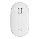 Logitech Pebble M350 Wireless Mouse - Off-White - 2.4Ghz Bt - N A - Emea - Closed Box